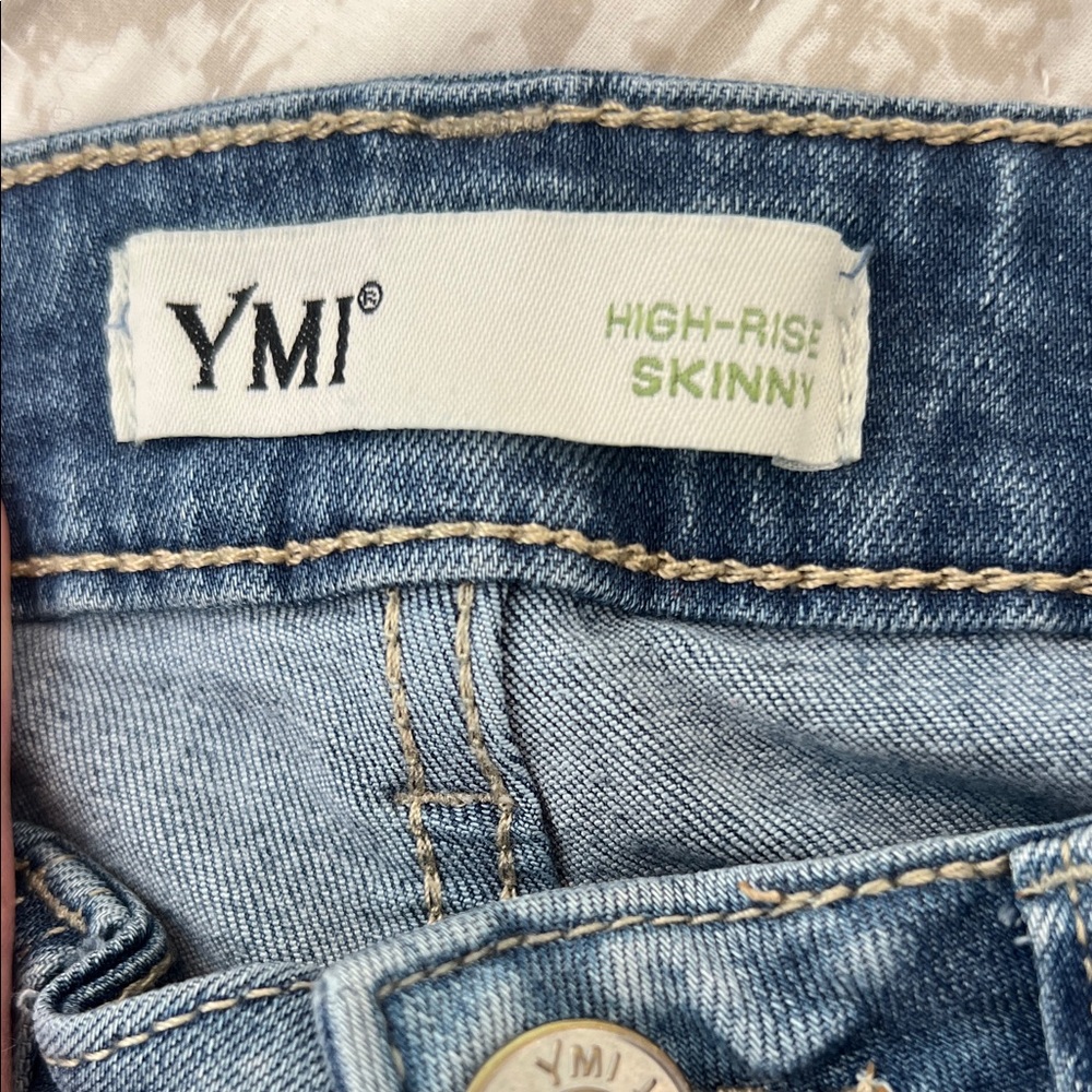 YMI High-Rise Skinny Jeans - Light Blue